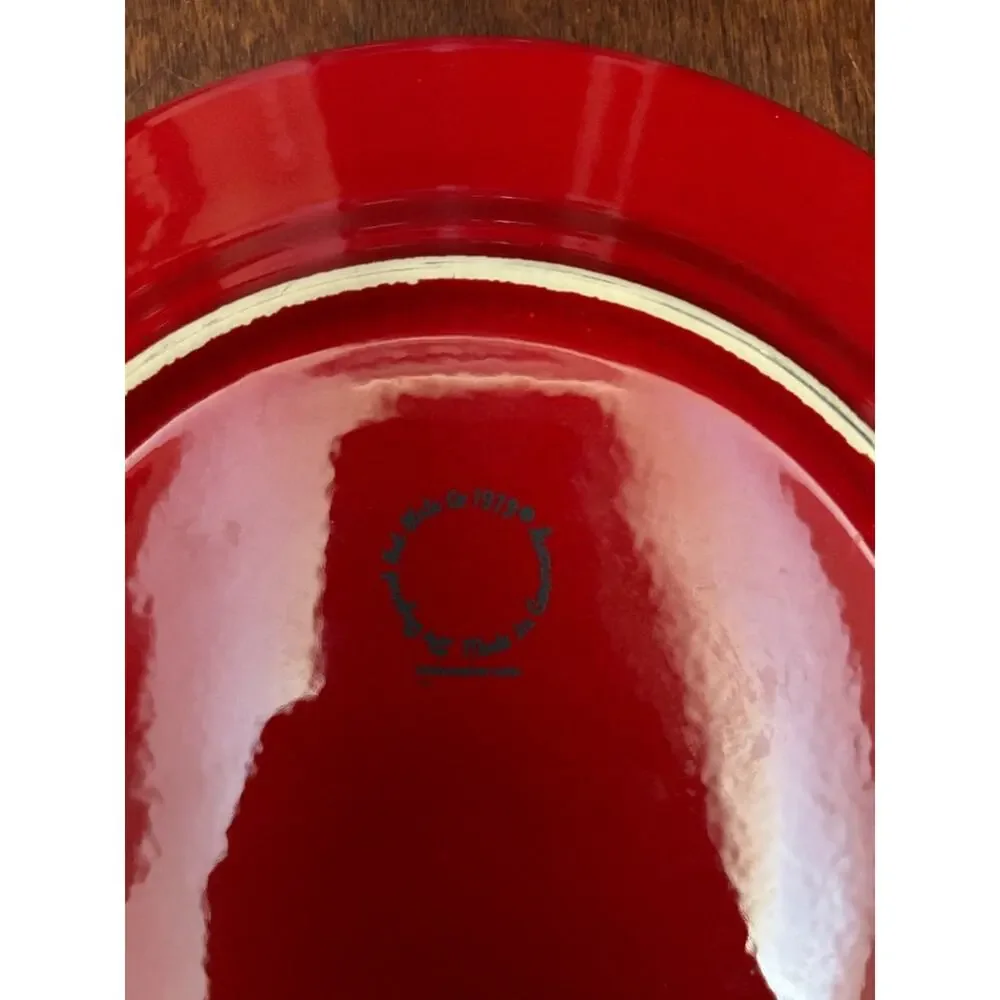 Red Decorative Dinner Plate — 'You Are Special Today'